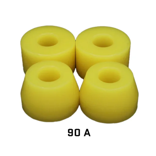 Yellow bushings, 90 A, Rail adapter, RKP Trucks