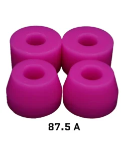 Pink bushings, 87.5 A, Rail adapter, RKP Trucks