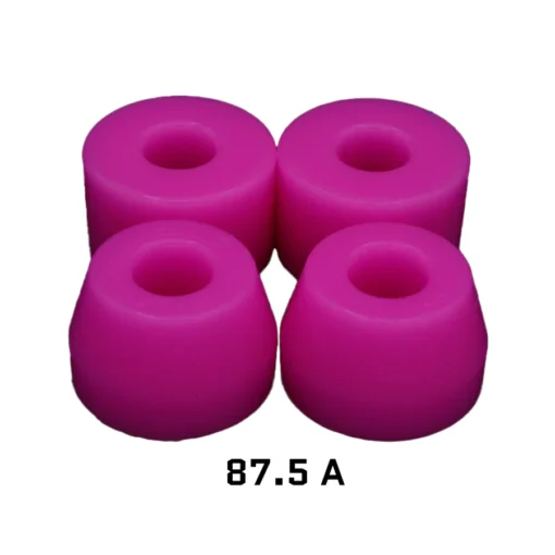 Pink bushings, 87.5 A, Rail adapter, RKP Trucks