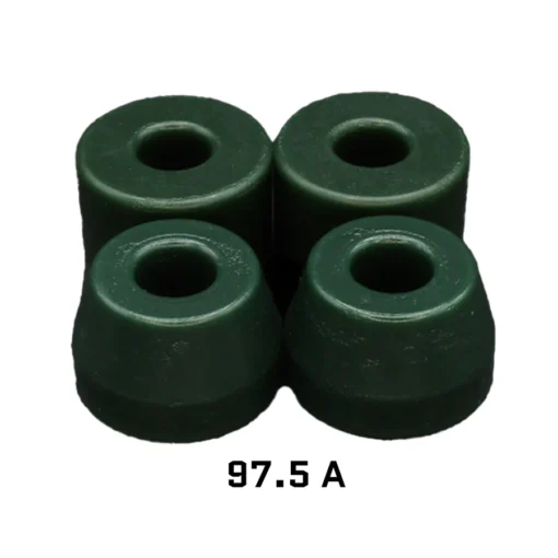 Green bushings, 97.5 A, Rail adapter, RKP Trucks