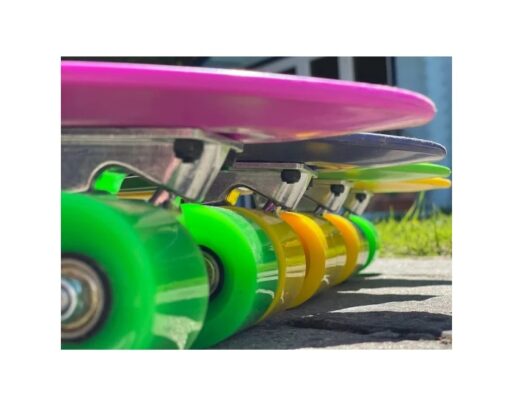 Fatstick, Penny board, Pink, Green, Yellow, Blue, 22"