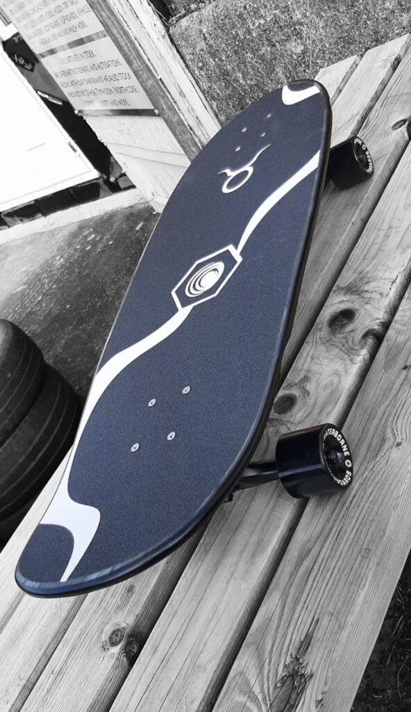 waterborne surf skateboards custom two-tone