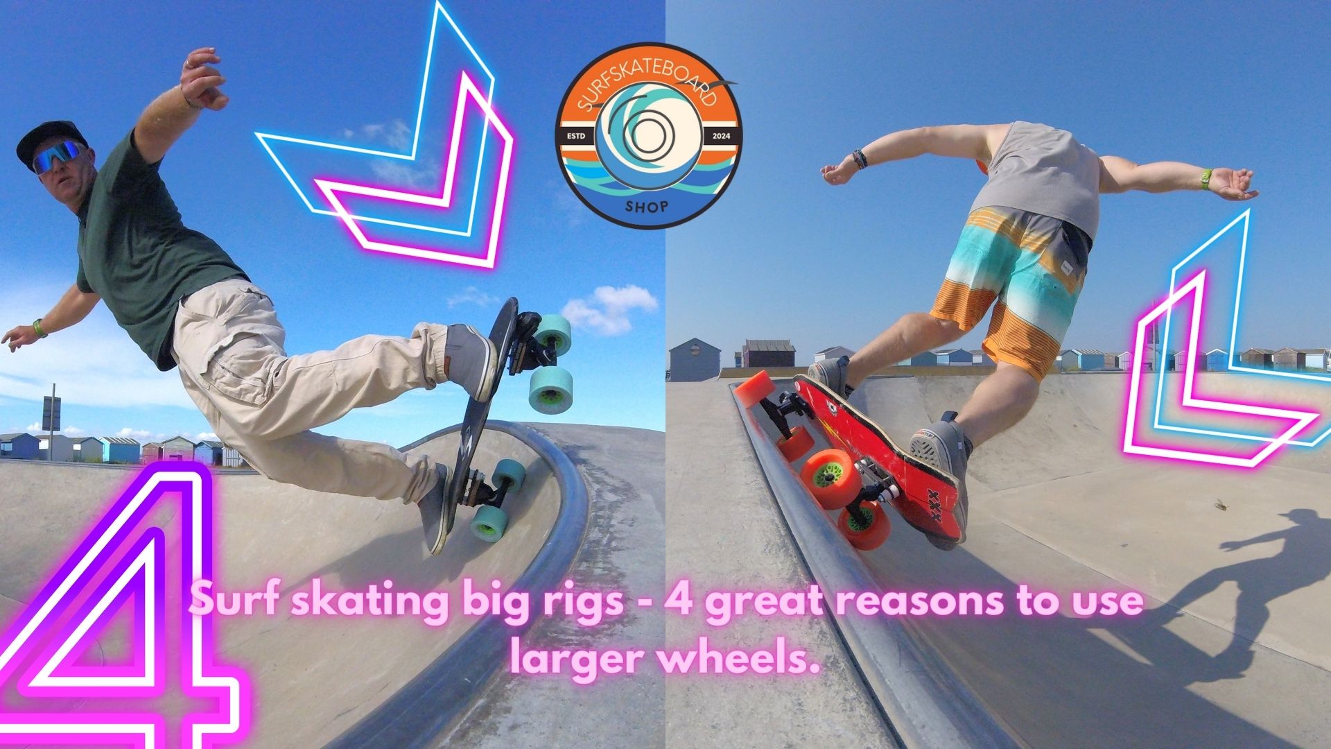Skate Rigs Surf skating big rigs - 4 great reasons 2 use larger wheels.