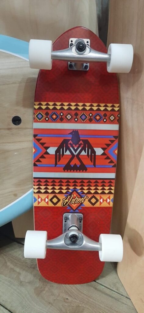 D Street Aztec Baja surf skate complete 9.37″ 1