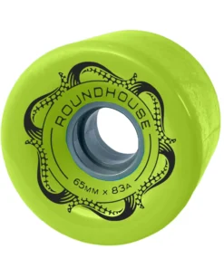 Carver Skateboards Roundhouse Wheels – 65mm Slicks – Green Glo (83A) #1