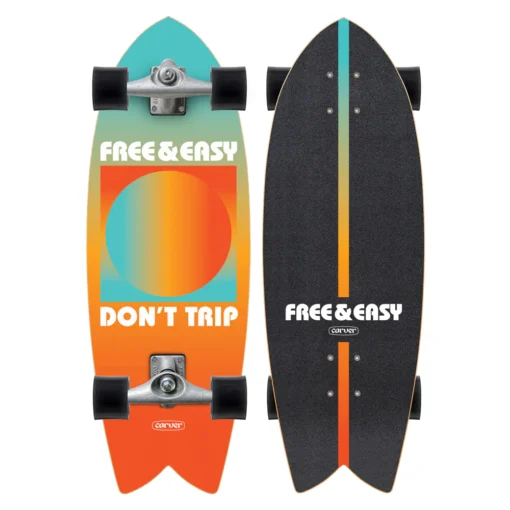 Carver Skateboards 29.25" Free & Easy Gradient Sun - CX Complete surf skate #1